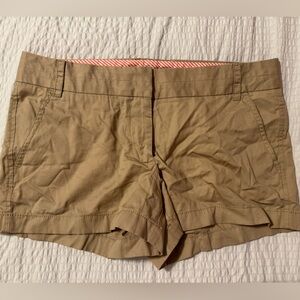 J. Crew Women's Chino Shorts in Tan